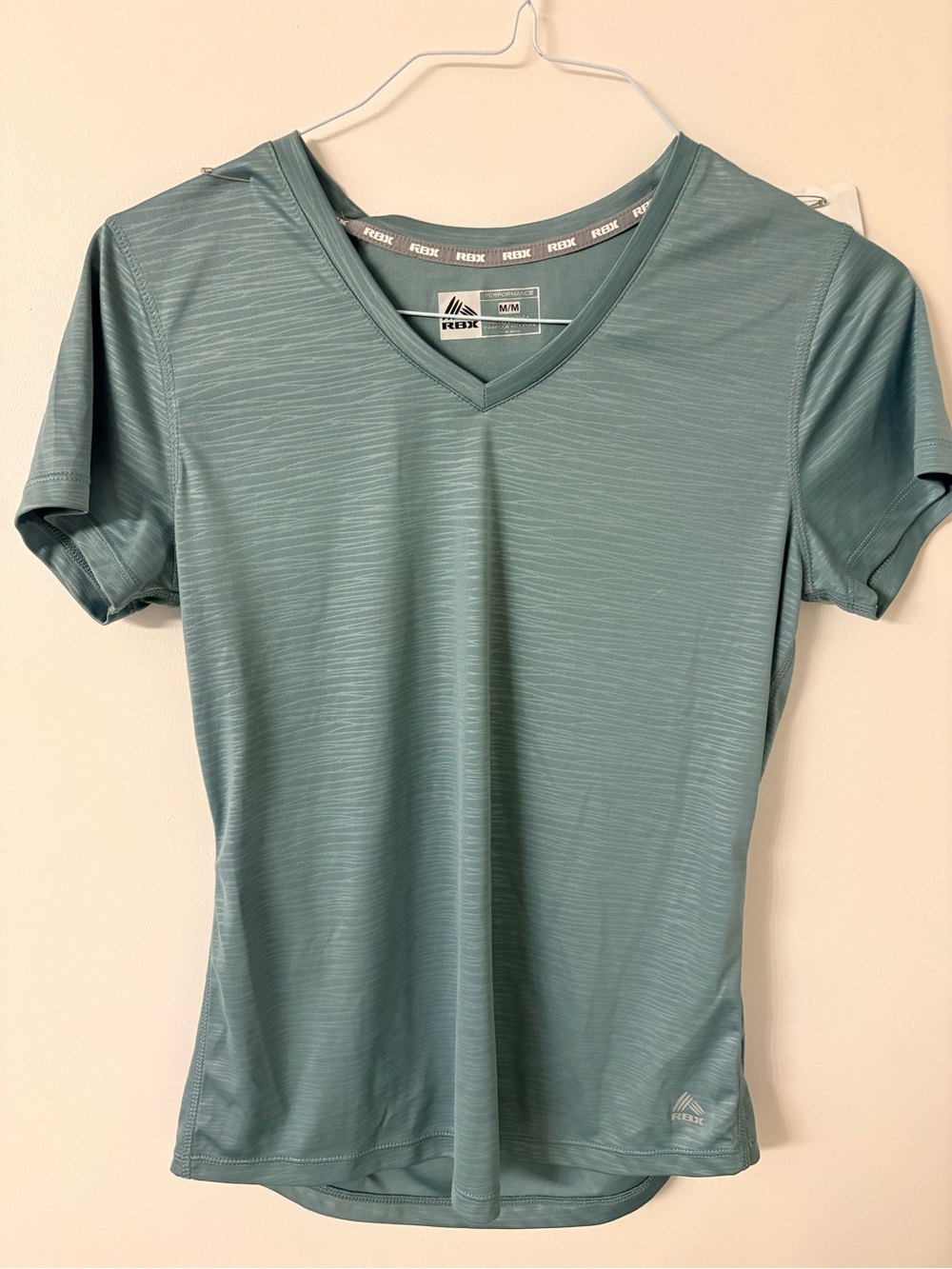 RBX Women's Teal Short-Sleeve V-Neck Active Tee